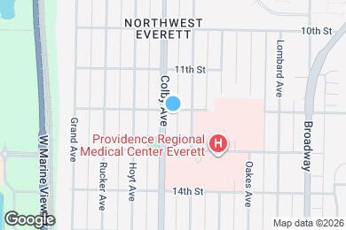 Map image of the property - 1602 12th St