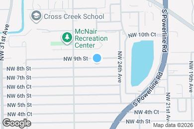 Map image of the property - 2501 NW 8th St