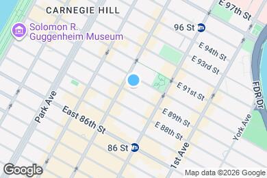 Map image of the property - 205 E 89th St