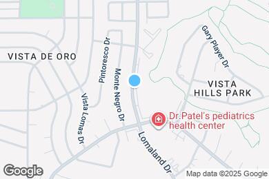 Map image of the property - 1644 Lomaland Dr