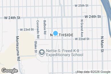 Map image of the property - 611 W 22nd St