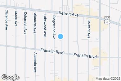 Map image of the property - 1498 Winchester Ave
