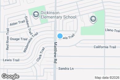 Map image of the property - 1717 Lewis Trail