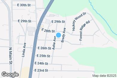 Map image of the property - 403 E 27th St