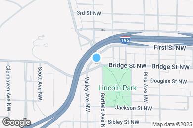 Map image of the property - 1205 Bridge St NW