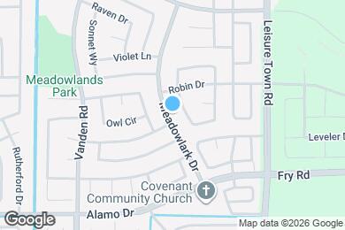 Map image of the property - 1103 Meadowlark Dr