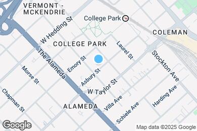 Map image of the property - 955 Asbury St