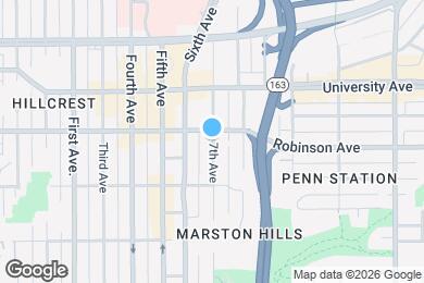 Map image of the property - 3798 7th Ave