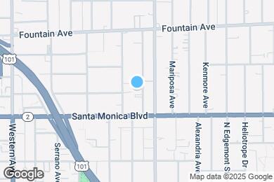 Map image of the property - 1155 N Ardmore Ave