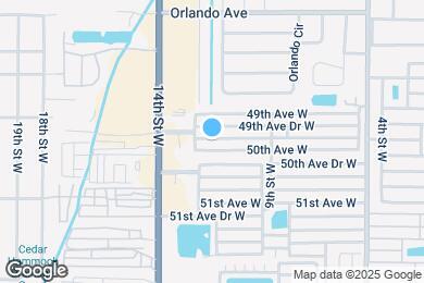 Map image of the property - 1108 49th Avenue Ter W