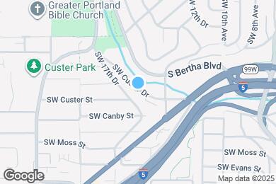Map image of the property - 1412 SW Custer Dr