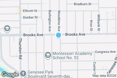 Map image of the property - 793 Woodbine Ave