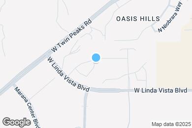 Map image of the property - 9708 N Rancho Lozano