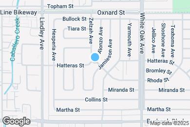 Map image of the property - 17900 Hatteras St