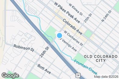 Map image of the property - 2525 W Vermijo Ave