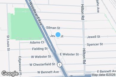 Map image of the property - 164 Jewell St