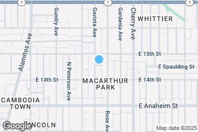 Map image of the property - 1460 Gaviota Ave