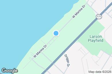 Map image of the property - 2713 W Marina Dr