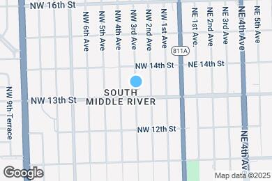 Map image of the property - 1323 NW 3rd Ave