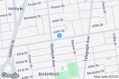 Map image of the property - 663 Alcatraz Ave