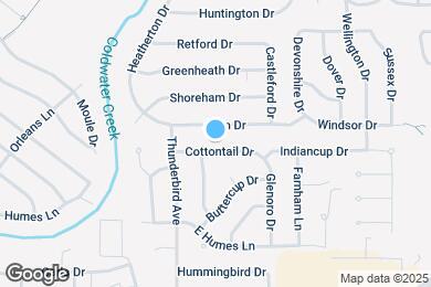 Map image of the property - 2185 Cottontail Dr