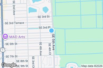 Map image of the property - 418 SE 4th St