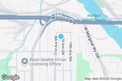 Map image of the property - 3843 21st Ave SW