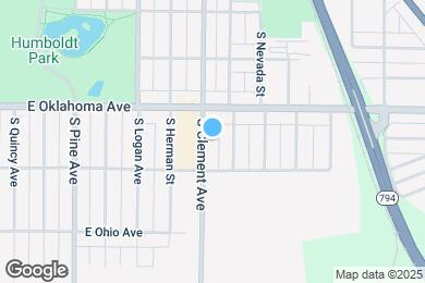 Map image of the property - 3138 S Clement Ave
