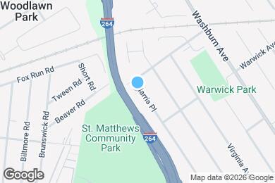 Map image of the property - 626 Harris Pl