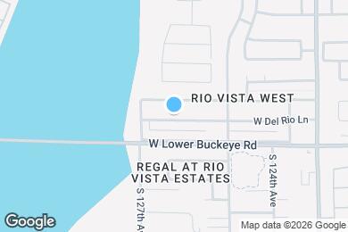 Map image of the property - 12614 W Del Rio Ln
