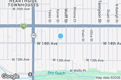 Map image of the property - 1410 Xavier St