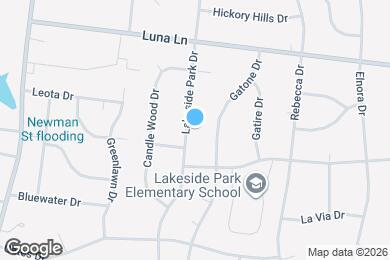 Map image of the property - 200 Lakeside Park Dr