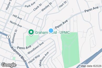 Map image of the property - 1409 Woodlawn Ave