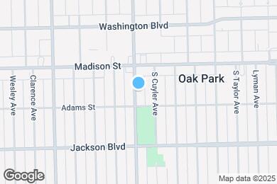 Map image of the property - 530 S Ridgeland Ave