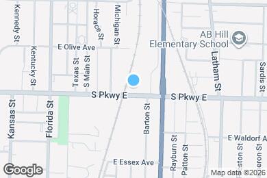 Map image of the property - 156 S Pkwy E