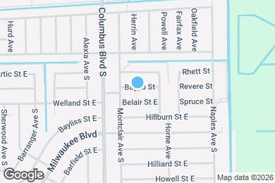 Map image of the property - 1220 Bayou St E