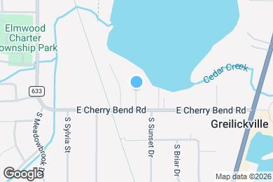 Map image of the property - 10471 E Cherry Bend Rd