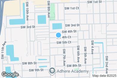Map image of the property - 713 SW 4th Ct