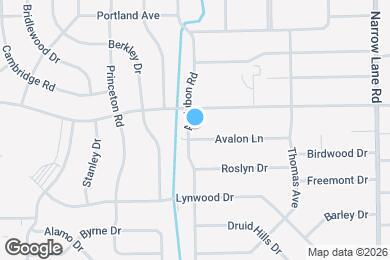 Map image of the property - 3727 Audubon Rd