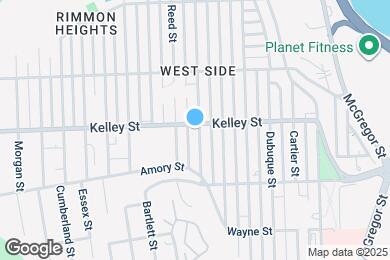 Map image of the property - 214 Kelley St