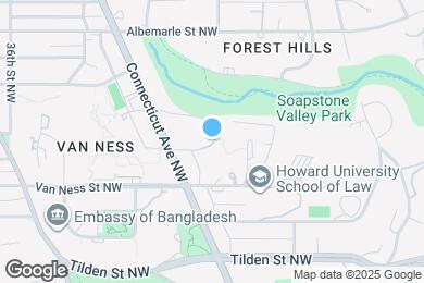 Map image of the property - 3001 Veazey Terrace NW