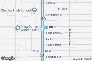 Map image of the property - 109 E Rosewood Ct