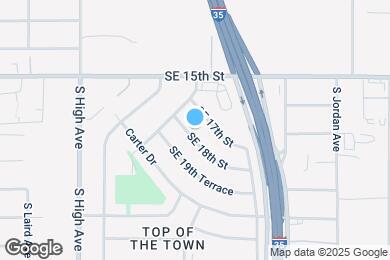Map image of the property - 1121 SE 18th St