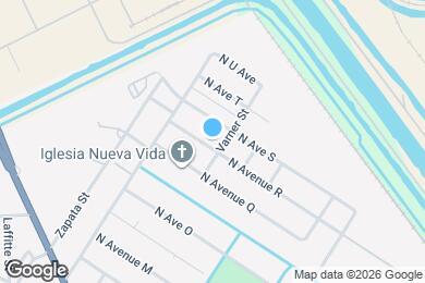 Map image of the property - 1708 N Avenue R