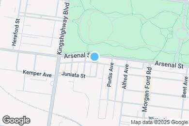 Map image of the property - 3115 Lackland Ave