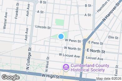 Map image of the property - 124 W Penn St
