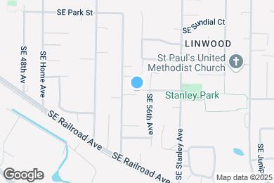 Map image of the property - 5536 SE Harlow St