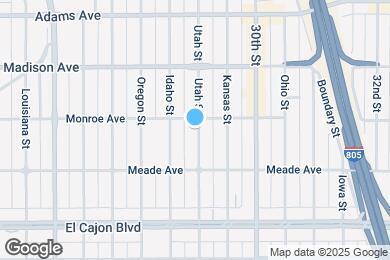 Map image of the property - 4482 Utah St