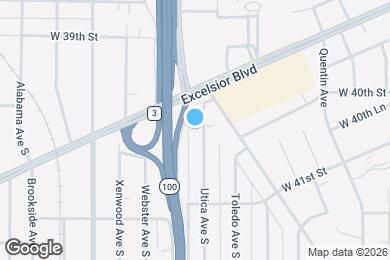 Map image of the property - 4016 Utica Ave S