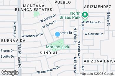 Map image of the property - 12024 W Rosewood Dr